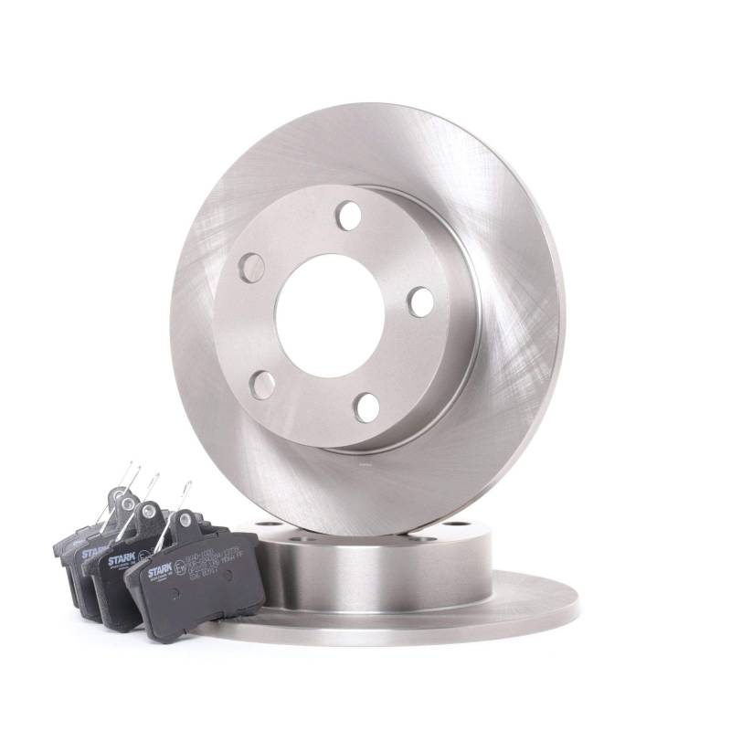 STARK SKBK-1090254 Bremsenset Hinten 245mm - Bremsen Set mit Bremsscheiben und Bremsbeläge Satz von STARK