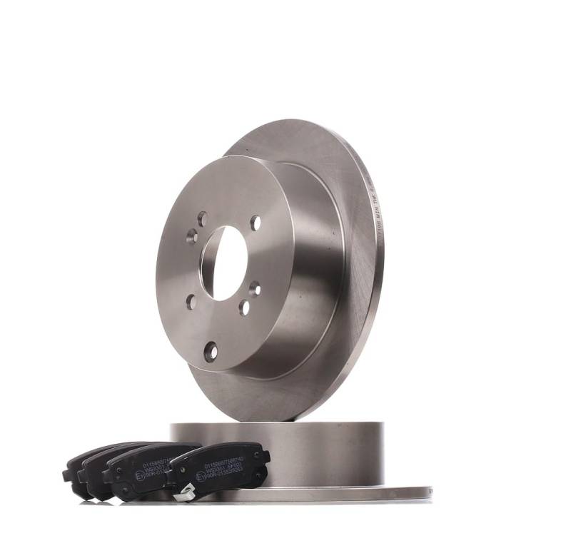 STARK SKBK-10990981 Bremsenset Hinten 262mm - Bremsen Set mit Bremsscheiben und Bremsbeläge Satz von STARK