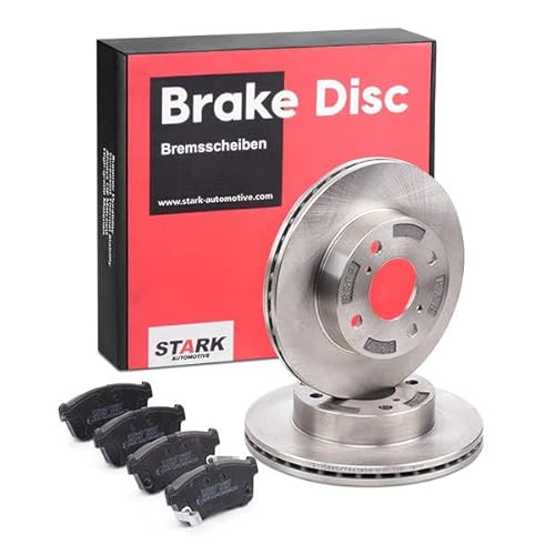 STARK SKBK-10991091 Bremsenset Vorne Belüftet 231mm - Bremsen Set mit Bremsscheiben und Bremsbeläge Satz von STARK