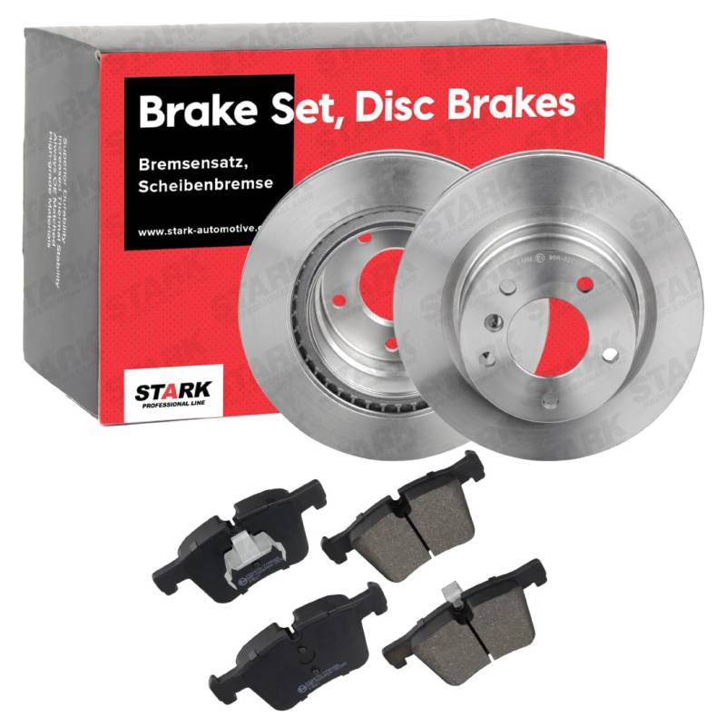 STARK SKBK-10991365 Bremsenset Vorne Belüftet 300, 300,0mm - Bremsen Set mit Bremsscheiben und Bremsbeläge Satz von STARK