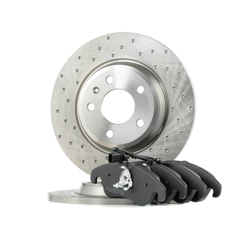 STARK SKBK-10991468 Bremsenset Vorne, gelocht 300mm - Bremsen Set mit Bremsscheiben und Bremsbeläge Satz von STARK