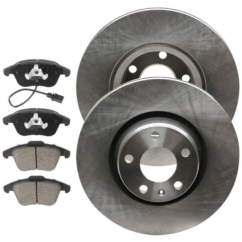 STARK SKBK-10991809 Bremsenset Vorne Belüftet 314mm - Bremsen Set mit Bremsscheiben und Bremsbeläge Satz von STARK