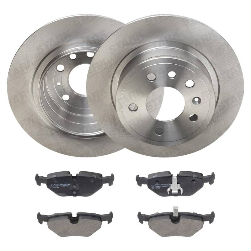 STARK SKBK-10992203 Bremsenset Hinten 286mm - Bremsen Set mit Bremsscheiben und Bremsbeläge Satz von STARK