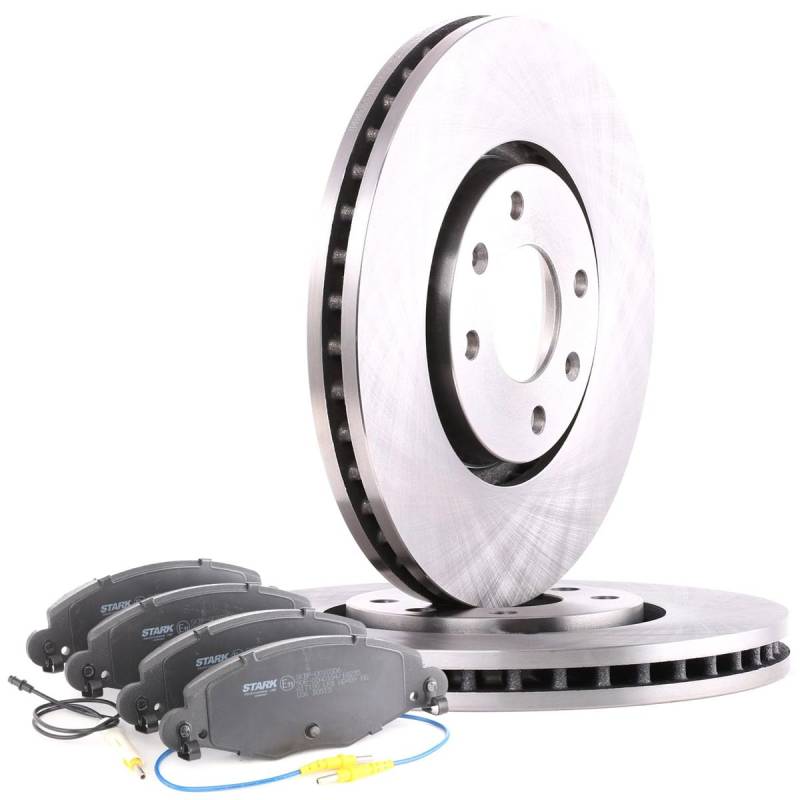 STARK SKBK-10992564 Bremsenset Vorne Belüftet 288mm - Bremsen Set mit Bremsscheiben und Bremsbeläge Satz von STARK
