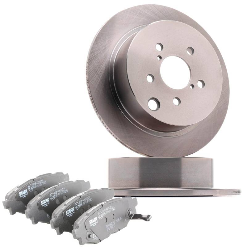 STARK SKBK-10993329 Bremsenset Hinten 274mm - Bremsen Set mit Bremsscheiben und Bremsbeläge Satz von STARK