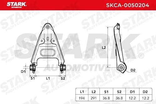 STARK SKCA-0050204 Lenker, Radaufhängung Querlenker, Dreieckslenker, Achslenker vorne von STARK