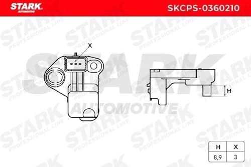 STARK SKCPS-0360210 Impulsgeber, Kurbelwelle Sensor Kurbelwelle, Kurbelwellensensor, Kurbelwellengeber von STARK