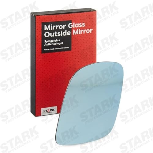 STARK Spiegelglas Glas Aussenspiegel konvex, blau getönt, beheizbar, für kleines Spiegelgehäuse rechts von STARK