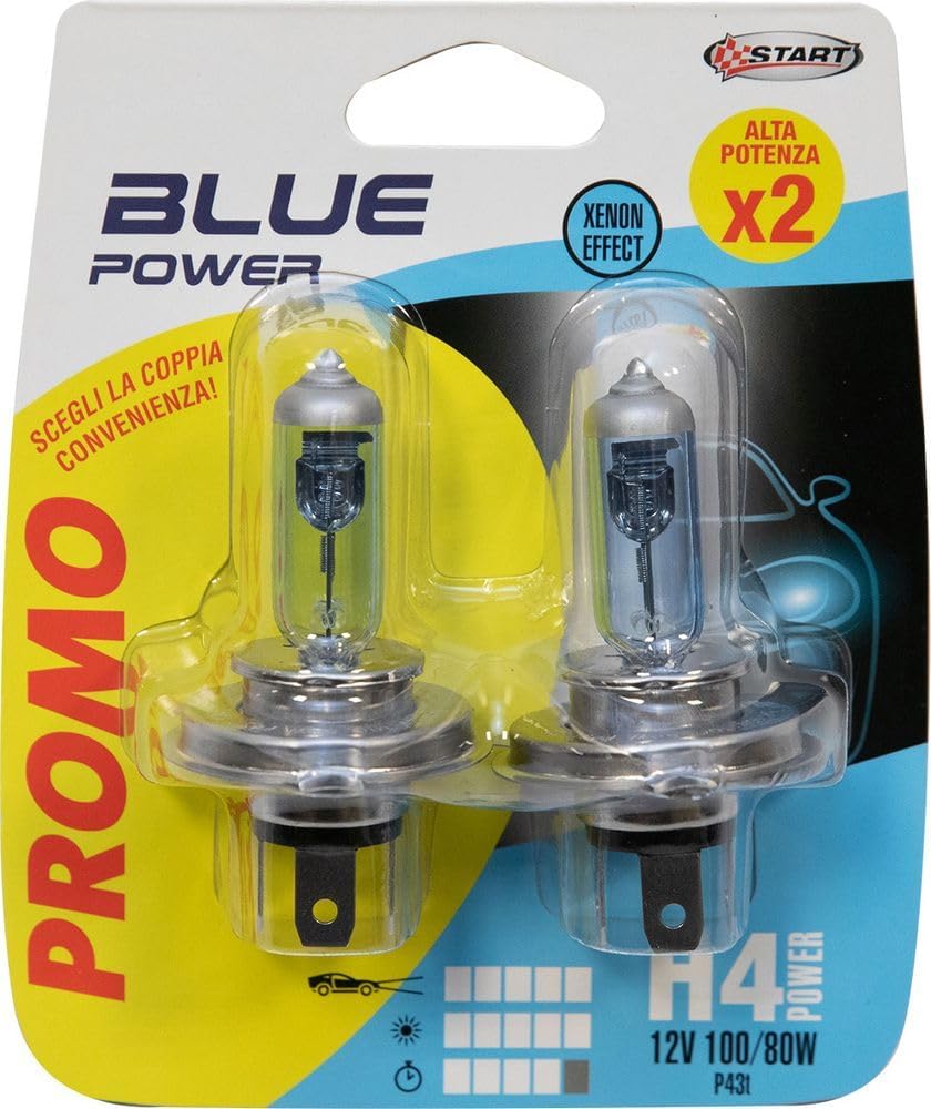 START Paar H4 12V 100/80W P43t Halogen-Autolampen START Paar H4 12V 100/80W P43t Halogen-Autolampen von START