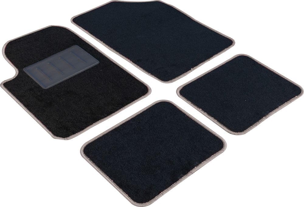 START - Autoteppich-Set Essential, rutschfestes PVC, wasserdicht, recycelbar, 72x43 cm, für Radkappen 16 Zoll, Lenkradschutz Leder, grau, Polypropylen-Nähte, PVC Teppich START - Autoteppich-Set Essential, rutschfestes PVC, wasserdicht, recycelbar, 72x43 cm, für Radkappen 16 Zoll, Lenkradschutz Leder, grau, Polypropylen-Nähte, PVC Teppich von START