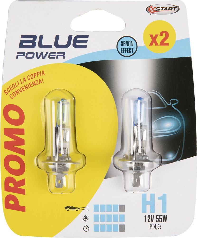 START 070.00000000009047 Coppia.LAMPADINE Blau Power H1 12V 55W P14.5 START 070.00000000009047 Coppia.LAMPADINE Blau Power H1 12V 55W P14.5 von START