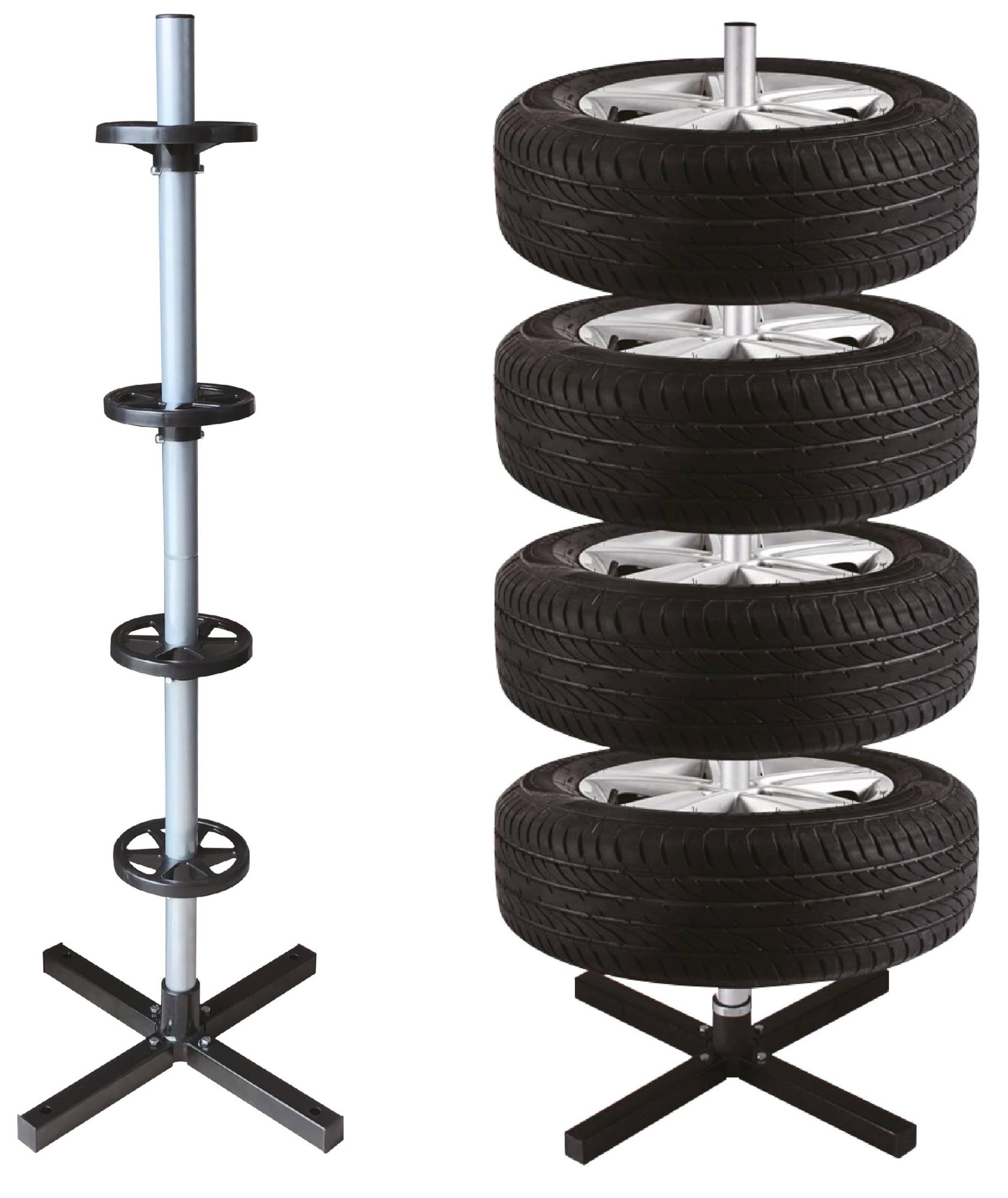 START - Vertikaler Reifenhalter | Robust und Platzsparend | Ideal für Garage und Werkstatt | Einfach zu Montieren | Geeignet für 4 Reifen, Schwarz START - Vertikaler Reifenhalter | Robust und Platzsparend | Ideal für Garage und Werkstatt | Einfach zu Montieren | Geeignet für 4 Reifen, Schwarz von START
