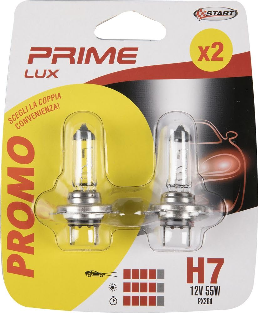 START 070.0000009046 1 Paar Lampen Prime Lux H7 12 V 55 W PX26D START 070.0000009046 1 Paar Lampen Prime Lux H7 12 V 55 W PX26D von START