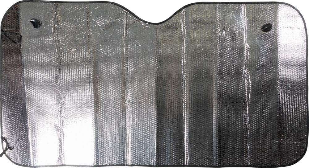 START - Auto-Sonnenschutz | Reflektierend | Universell mit Saugnäpfen | Doppellagiges Aluminium | UV-Schutz | Temperaturbeständig, Silber/Schwarz, 150 x 80 cm START - Auto-Sonnenschutz | Reflektierend | Universell mit Saugnäpfen | Doppellagiges Aluminium | UV-Schutz | Temperaturbeständig, Silber/Schwarz, 150 x 80 cm von START