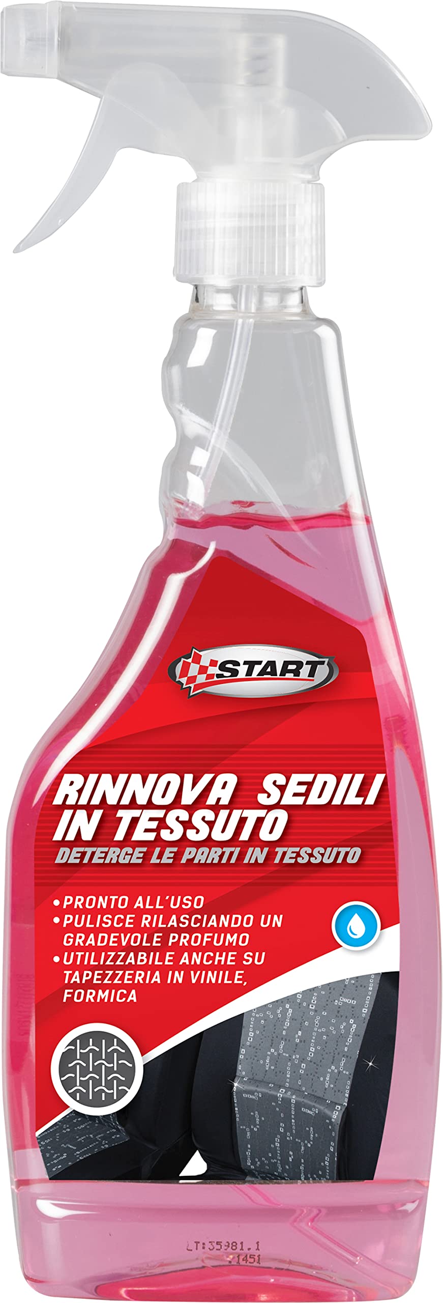 START - Auto Stoffsitz Reiniger, Erneuert Autositze, 500ml, Effektive Reinigung, Für Autoinnenräume, Entfernt Flecken, Einfaches Auftragen, Für Stoff und Textilien START - Auto Stoffsitz Reiniger, Erneuert Autositze, 500ml, Effektive Reinigung, Für Autoinnenräume, Entfernt Flecken, Einfaches Auftragen, Für Stoff und Textilien von START