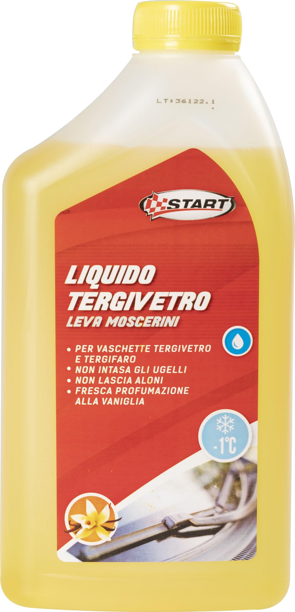 START - Flüssigkeit Levamoscrini, Vanille-Duft, 1L, Vielseitig einsetzbar, Ideal für Haushalt und Auto, Einfach anzuwenden, 1000 ml von START