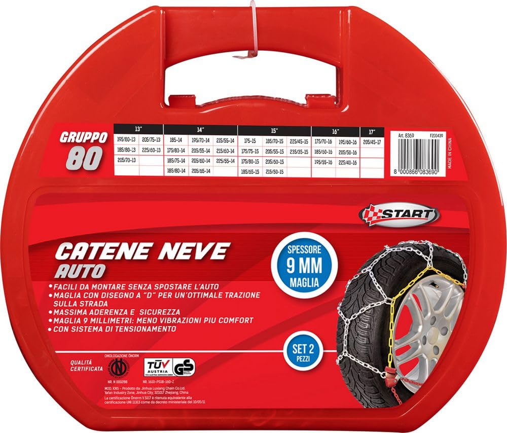 START Ketten Schnee 9 Millimeter – Gruppe 80 START Ketten Schnee 9 Millimeter – Gruppe 80 von START