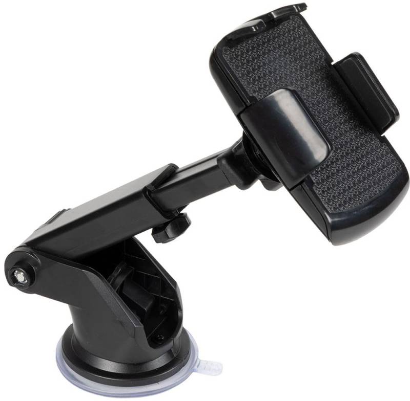 START Kran-Telefonhalter mit Saugnapf für Glas und Armaturenbrett – verstellbar, ausziehbar mit 360°-Drehung – 17 cm x 23 cm von START