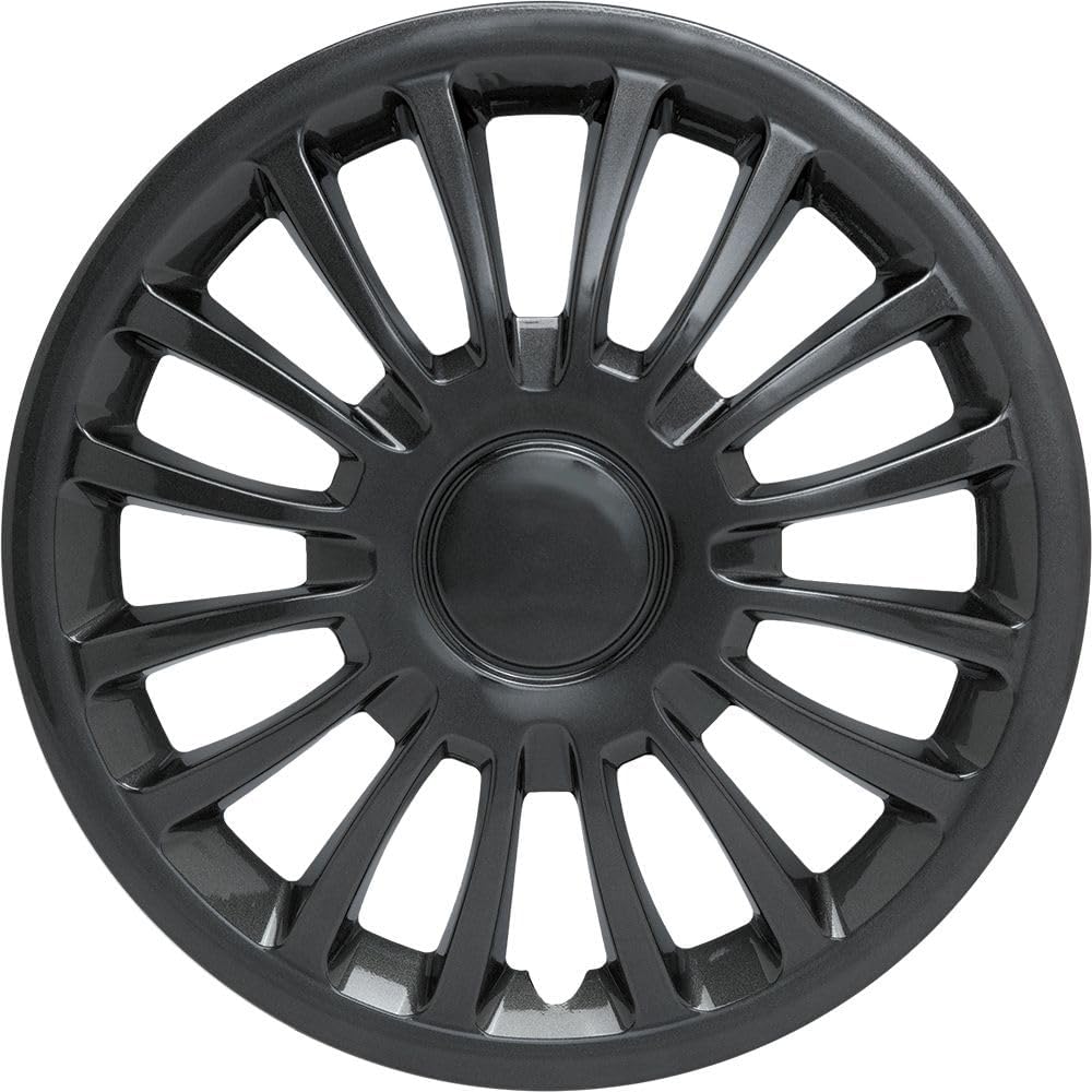 START - Radzierblenden-Set Monza, 13 Zoll, Einfache Installation, Universell einsetzbar, Anthrazit, ABS, Passend für Radkappen 14 Zoll & 16 Zoll Captur BJ 13, Schwarz, Acrylnitril-Butadien-Styrol START - Radzierblenden-Set Monza, 13 Zoll, Einfache Installation, Universell einsetzbar, Anthrazit, ABS, Passend für Radkappen 14 Zoll & 16 Zoll Captur BJ 13, Schwarz, Acrylnitril-Butadien-Styrol von START