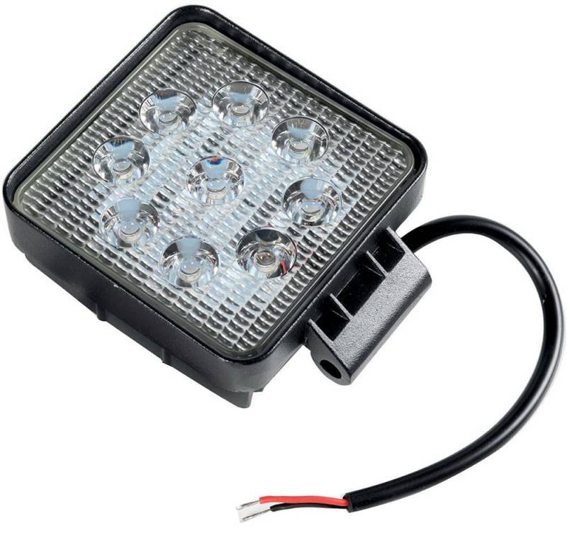 START Scheinwerfer Zusatz 9 LED Quadrat Auto Schwarz von START
