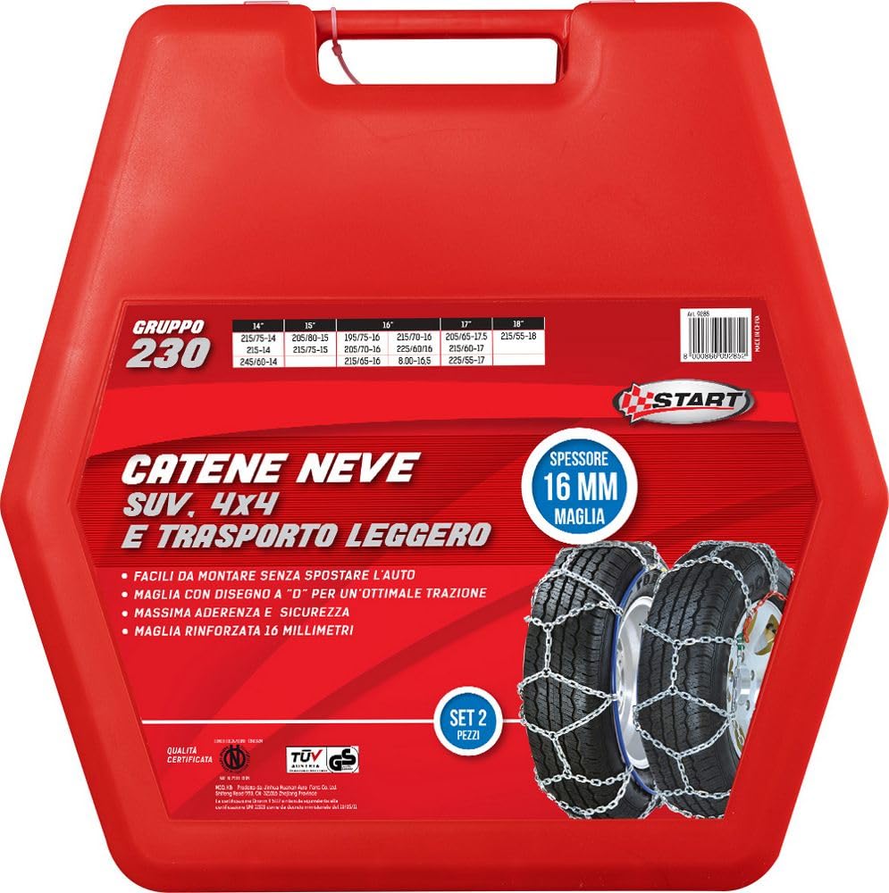 START Schneeketten 16 mm. SUV-tl GR.230 – Ketten Schnee Auto START Schneeketten 16 mm. SUV-tl GR.230 – Ketten Schnee Auto von START