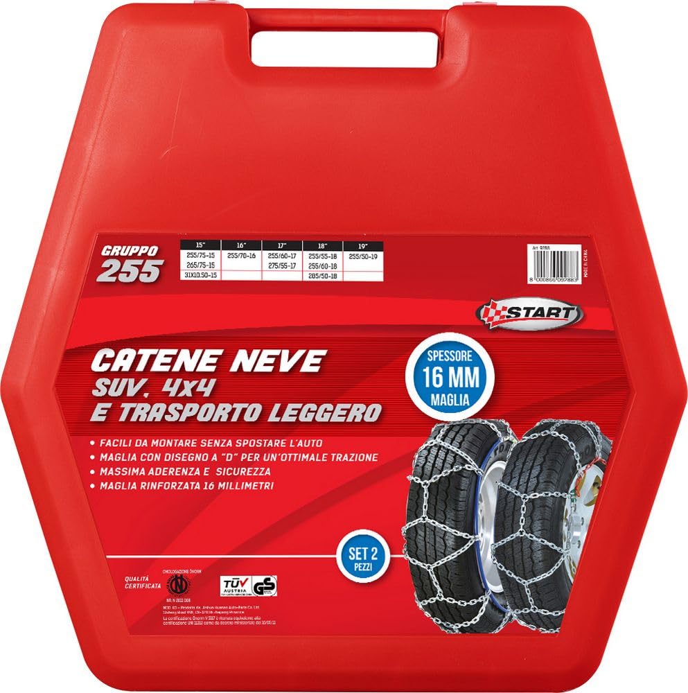 START Schneeketten 16 mm. SUV-tl GR.255 – Ketten Schnee Auto START Schneeketten 16 mm. SUV-tl GR.255 – Ketten Schnee Auto von START