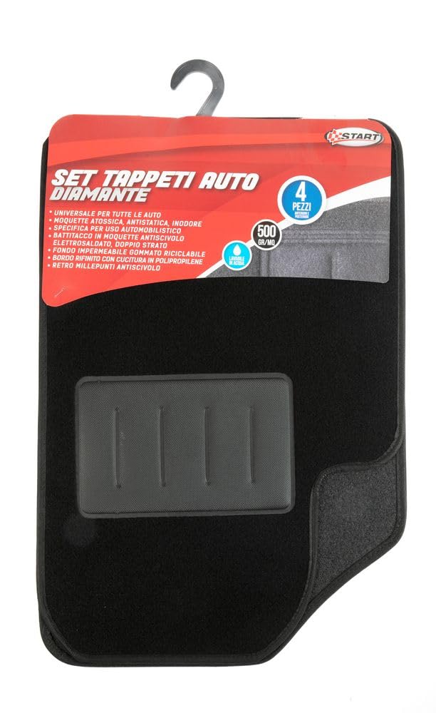 Start Set komplett Teppiche für Auto Diamant Bezüge Innenraum Auto von START