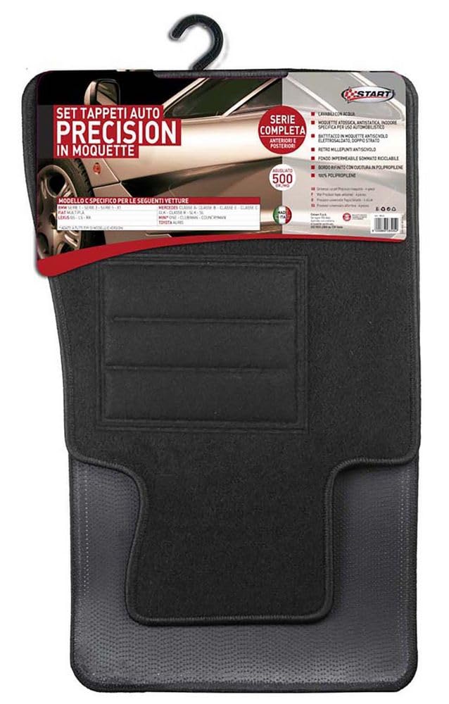 Start Set komplett Teppiche für Auto Precision Typ C Bezüge Auto von START