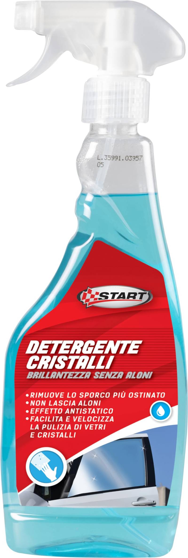 START - Waschmittel Crystals, 500 ml, Reinigungspflege für Autowäsche, Effektive Schmutzentfernung, Für alle Fahrzeugtypen, Ergiebige Formel, Einfache Anwendung von START