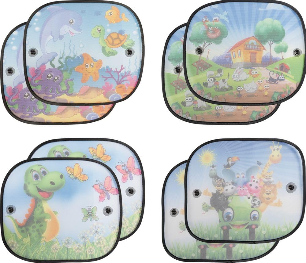 Start seitliche Sonnenblenden mit Saugnäpfen Zeichnungen 36 x 44 cm.2 STK Auto Zubehör Innen Start seitliche Sonnenblenden mit Saugnäpfen Zeichnungen 36 x 44 cm.2 STK Auto Zubehör Innen von START