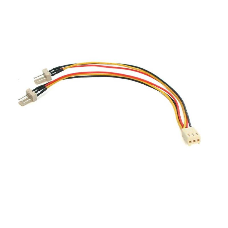 StarTech.com 15cm Molex 3pin Y-Kabel für Lüfter - 3 pol. Molex Adapterkabel - TX3 Splitter-Kabel von StarTech.com