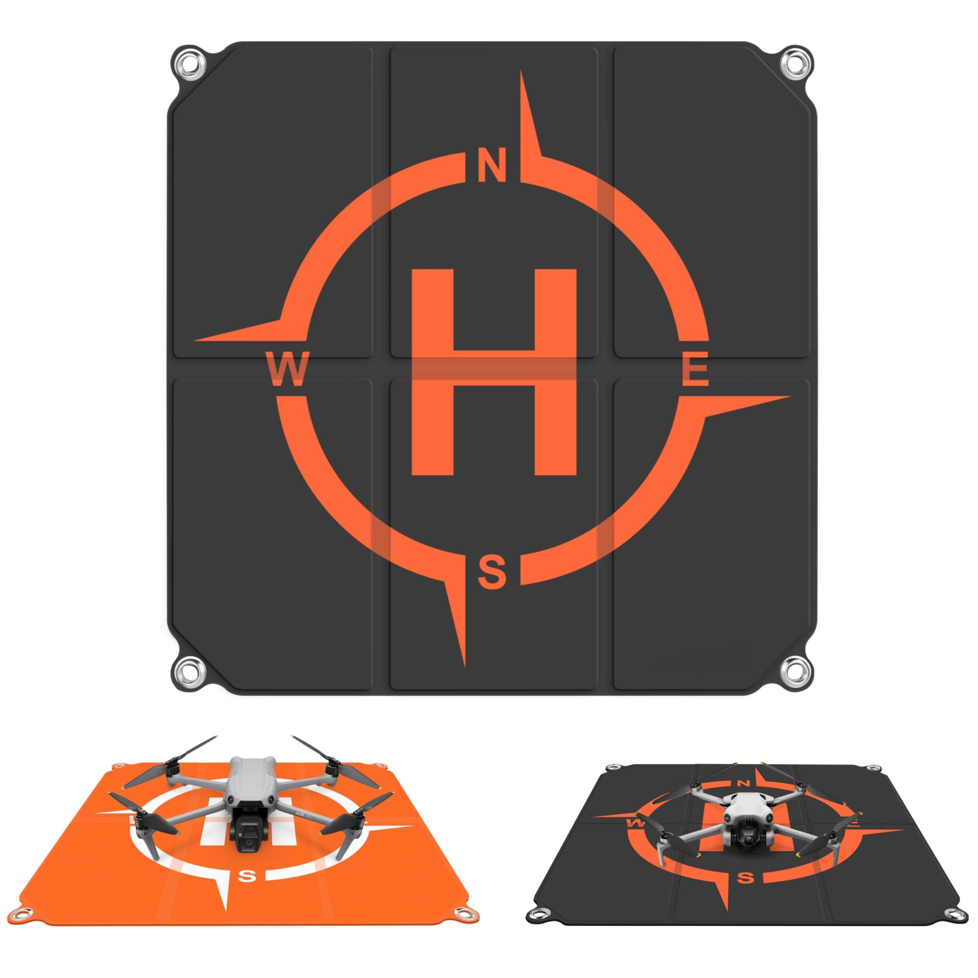 Drohnen-Landeplatz,faltbares doppelseitiges wasserdichtes Universal Helipad (22in/55cm) für DJI AIR 3S/Neo/Flip/Mini 4k/Mini 4 Pro Zubehör von STARTRC PHOTO