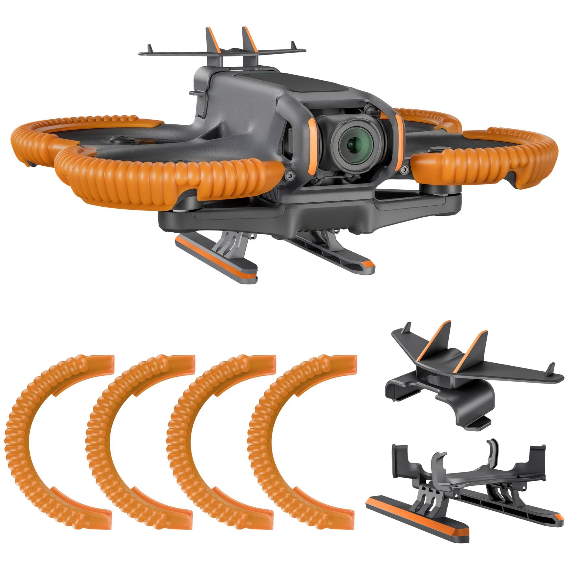 STARTRC PHOTO 3-IN-1 Avata 2 Zubehör Bundle Kit,Avata 2 Propellerschutz+Landegestell+Leitwerk für DJI Avata 2 Drohne Schutz(Nicht inklusive Drohne) von STARTRC PHOTO