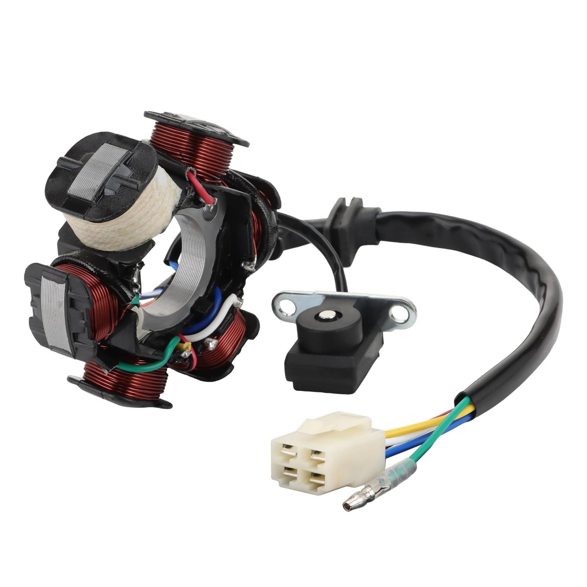 STATOOK Magneto Stator Zündung 6 Spule 5 Draht AC Generator Kompatibel mit GY6 50cc 70cc 90cc 110cc 125cc Motor Moped Dirt Bike Go Kart ATV 4 Wheeler Scooter Buggy Quad STATOOK Magneto Stator Zündung 6 Spule 5 Draht AC Generator Kompatibel mit GY6 50cc 70cc 90cc 110cc 125cc Motor Moped Dirt Bike Go Kart ATV 4 Wheeler Scooter Buggy Quad von STATOOK