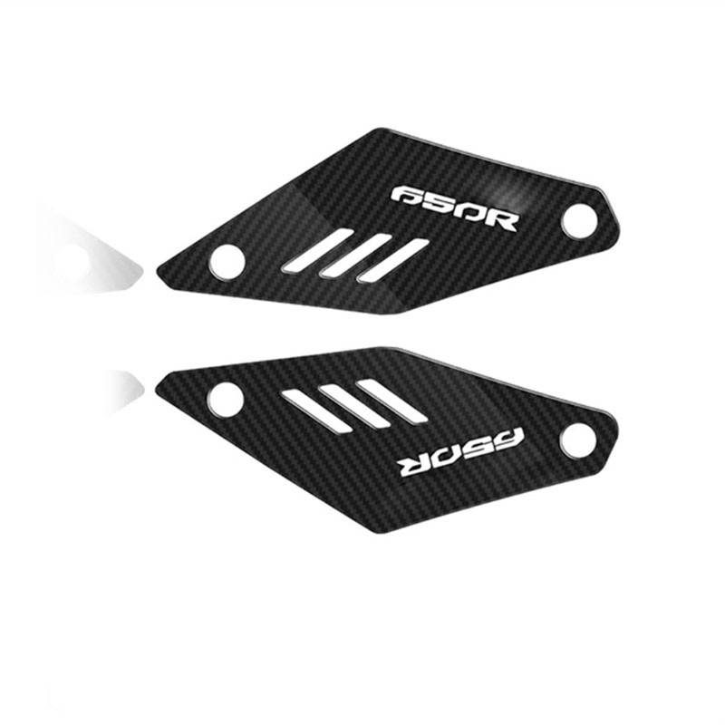 3D Carbon Side Decals Tankpad Aufkleber Motorräder Dekoration Zubehör Für Honda Cb650r CB 650R Schmücken (Color : 2) von STATUZ