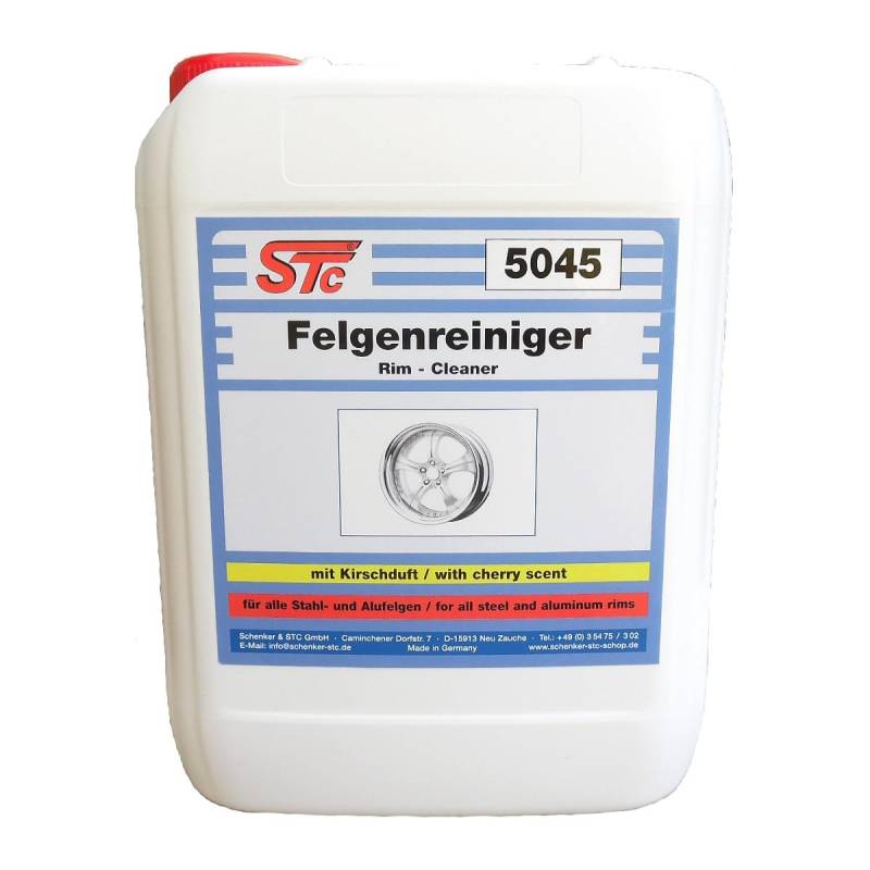 Nano Felgenreiniger STC 5045 universal (pH 7) für Stahl und Alufelgen - Kanister 5 L (5,39 EUR/L) von STC