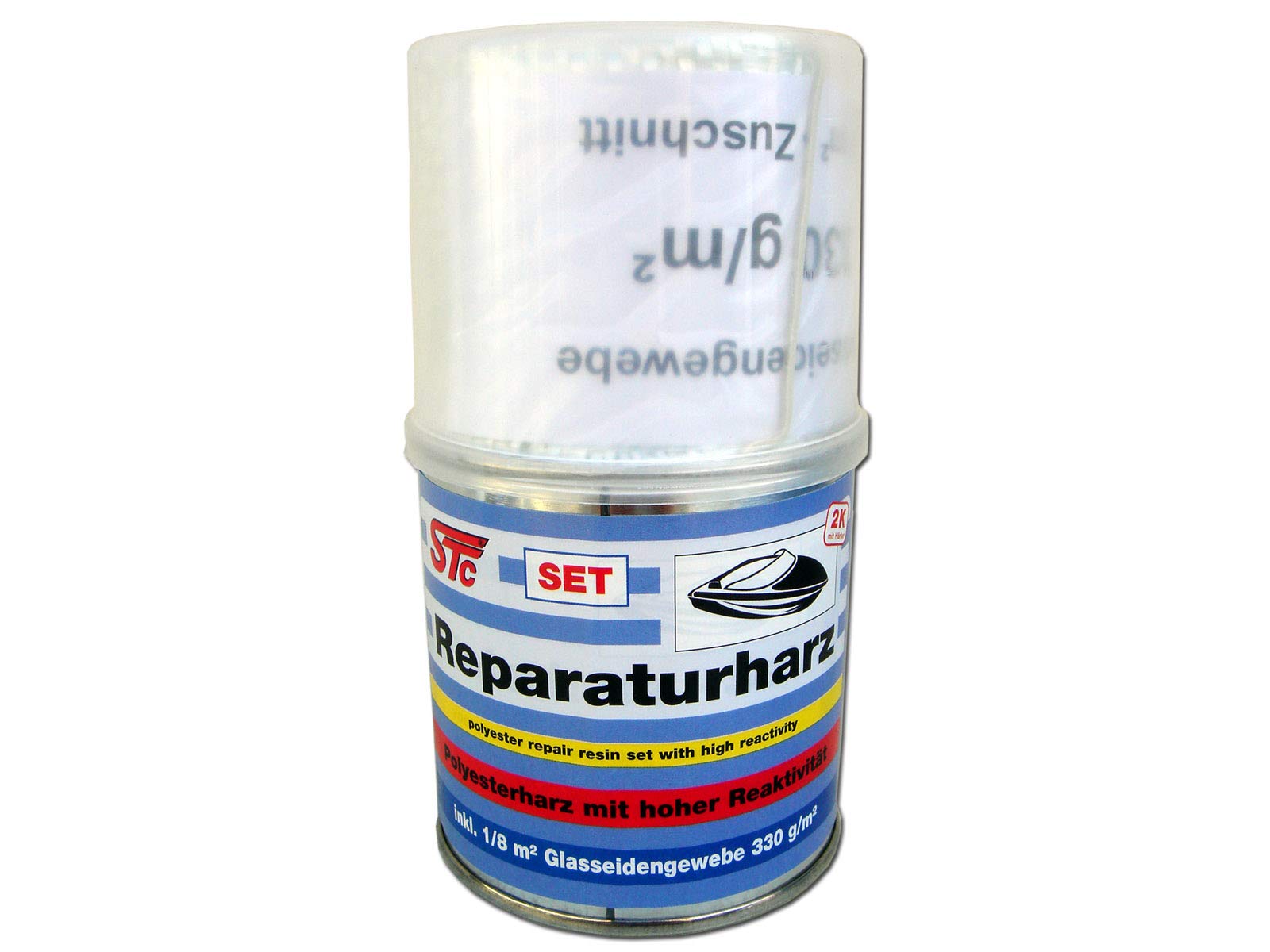 STC 250 g Reparaturharz Set inkl. Glasfasermatte Laminierharz Set Polyesterharz Set zur GFK Reparatur Reparaturharz Auto STC 250 g Reparaturharz Set inkl. Glasfasermatte Laminierharz Set Polyesterharz Set zur GFK Reparatur Reparaturharz Auto von STC
