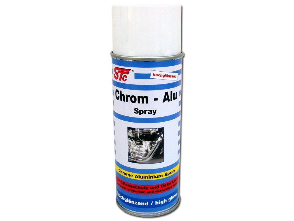 STC Chromspray 400 ml Chrom - Alu Spray Lackspray Chrom Effekt von STC