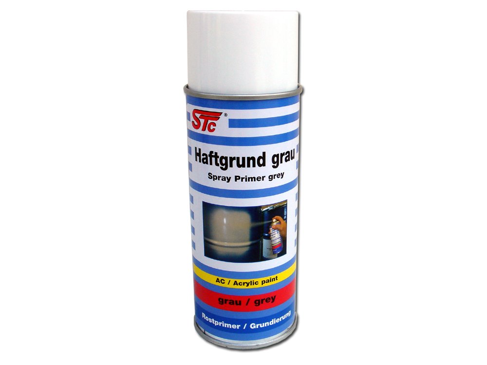 STC Haftgrund grau Spray 400 ml Rostschutz universal Grundierung Lackspray Primer von STC