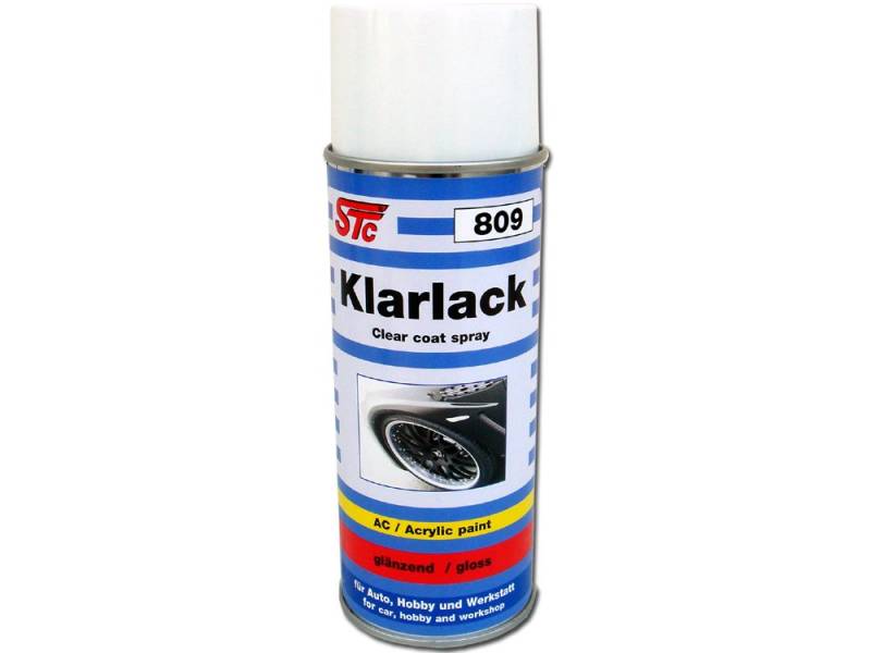 STC Klarlack Spray glänzend 400 ml Lackspray Autolack Acryllack von STC