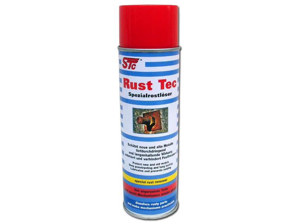 STC Rust Tec Rostlöser Spray 500 ml Spezialrostlöser Schnellrostlöser Schmiermittel Rostentferner Kriechöl STC Rust Tec Rostlöser Spray 500 ml Spezialrostlöser Schnellrostlöser Schmiermittel Rostentferner Kriechöl von STC