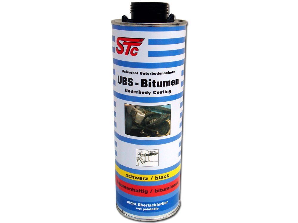 STC UBS Bitumen 1L universal Unterbodenschutz schwarz Pistolendose Steinschlagschutz von STC