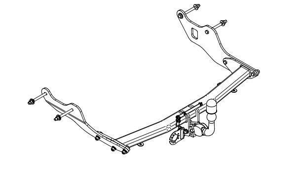 STEINHOF Anhängevorrichtung HYUNDAI H-293 Anhägerkupplung von STEINHOF