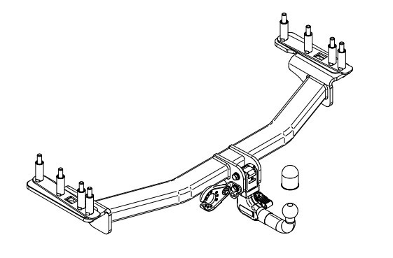 STEINHOF Anhängevorrichtung LAND ROVER L-123 Anhägerkupplung von STEINHOF