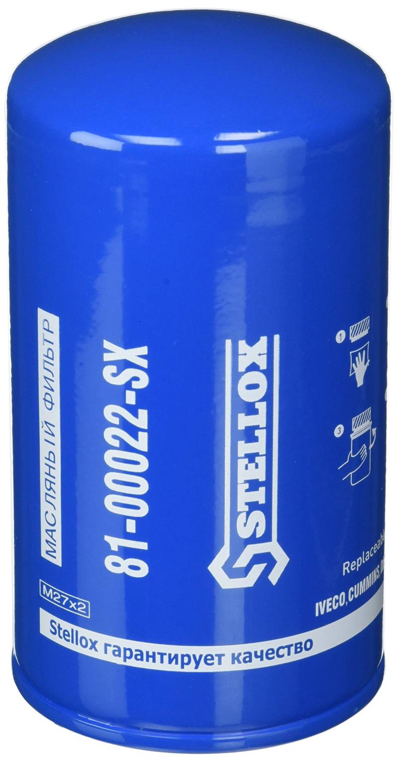 STELLOX 81-00022-SX Ölfilter – Wechselfilter – Gewindegröße: M27x2 – Für Nutzfahrzeuge von STELLOX