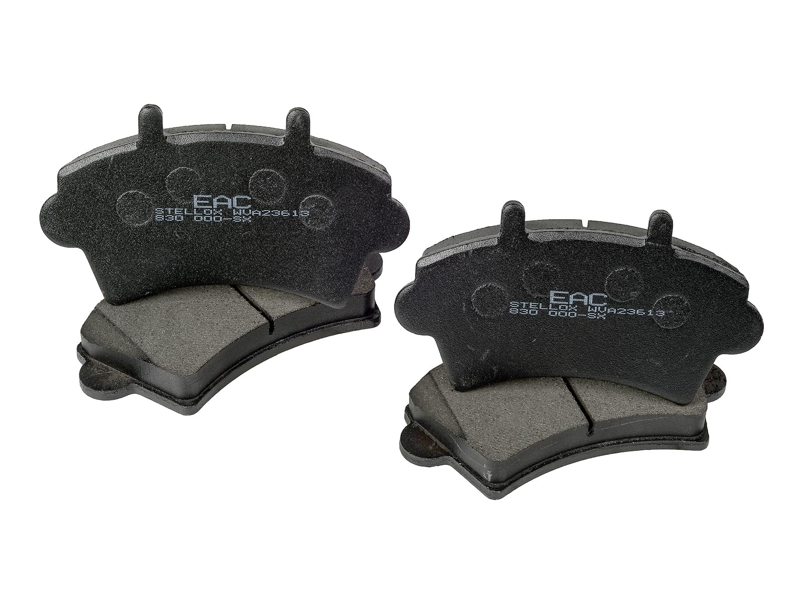 STELLOX 830 000-SX Bremsbelagsatz, Scheibenbremse (4 Stücke) – ECE-R90 Zertifizierung – vier Bremsbeläge pro Set – Für Nutzfahrzeuge von STELLOX