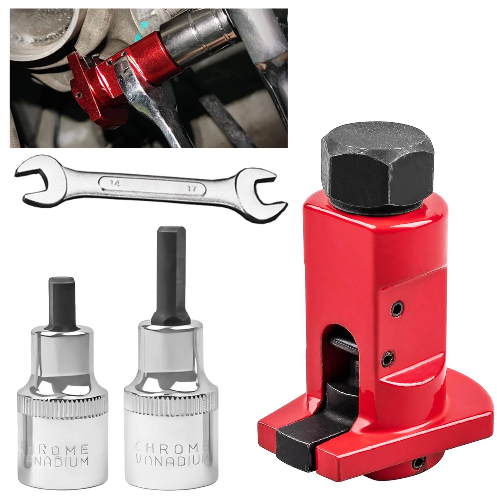 STFALI Spreizer Radlagergehäuse Set 4 Stück, Stoßdämpfer Werkzeug, Universaleinsatz Radlagerwerkzeuge, Federbein-Spreizer, Autoreparatur und Wartung STFALI Spreizer Radlagergehäuse Set 4 Stück, Stoßdämpfer Werkzeug, Universaleinsatz Radlagerwerkzeuge, Federbein-Spreizer, Autoreparatur und Wartung von STFALI