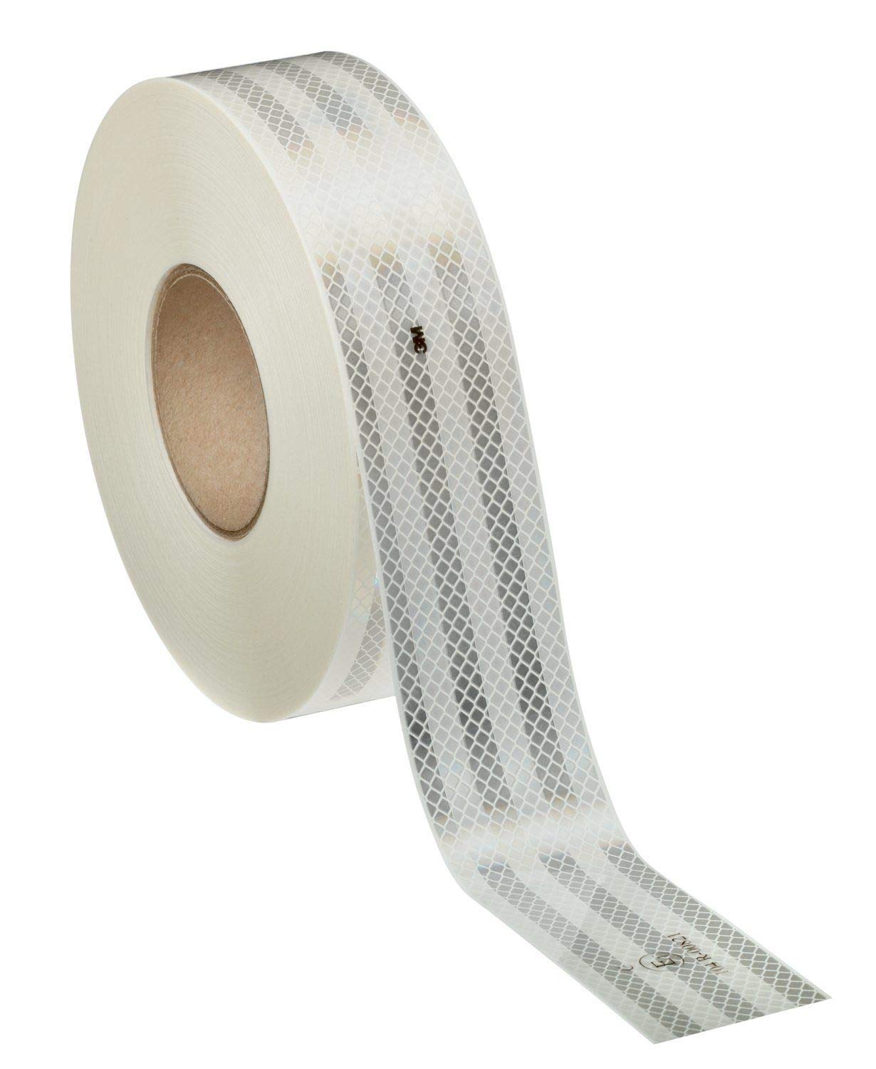 STICKERSLAB GHIRARDI 1 Band genehmigtes Klebeband 3M Diamond Grade 983 für die Bordüre der Fahrzeuge, Weiß, 50 Meter von STICKERSLAB GHIRARDI