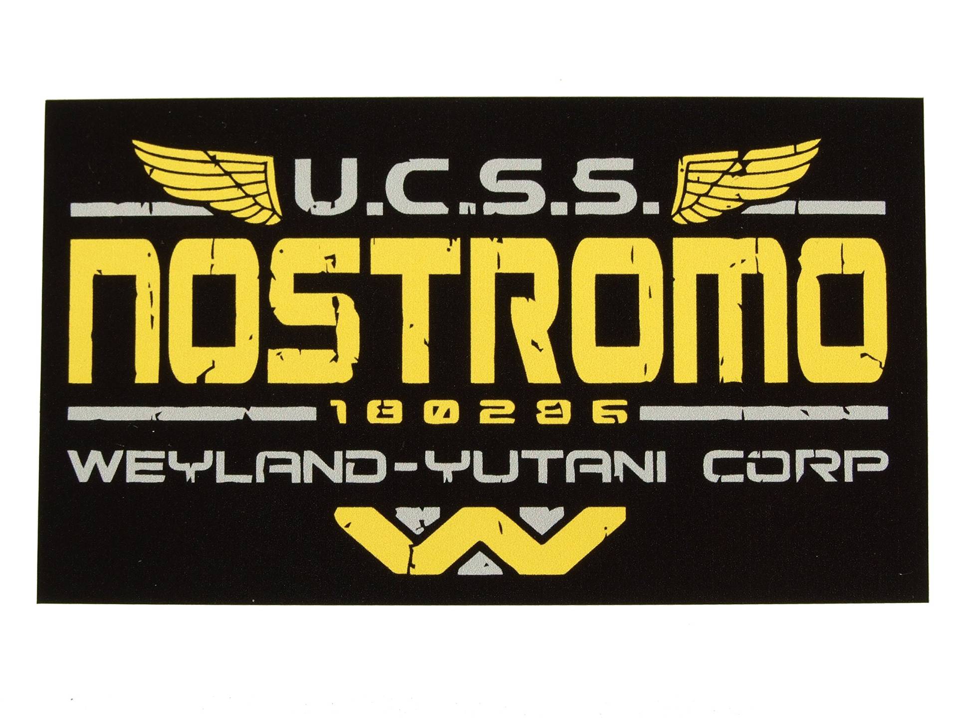 Nostromo Weyland Yutani Corp. Alien Aliens 3 – Set aus 4 PVC-Aufklebern. von STICKERZZZ!!!