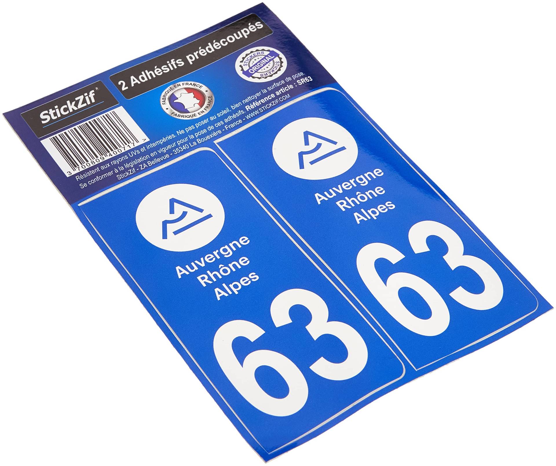 STICKZIF SR63 Klebeband Aufkleber Region Departement 63 Auvergne-rhône-Alpes, Set 2 STICKZIF SR63 Klebeband Aufkleber Region Departement 63 Auvergne-rhône-Alpes, Set 2 von STICKZIF